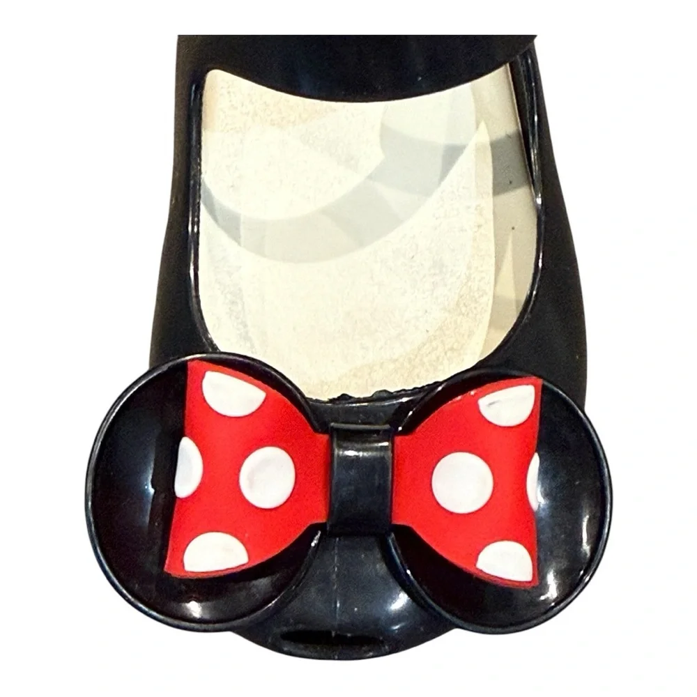 Piqubidu black Minnie Mouse inspired ears Maryjanes